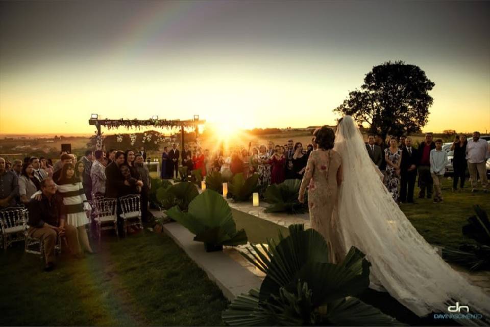 Casamento ao ar livre