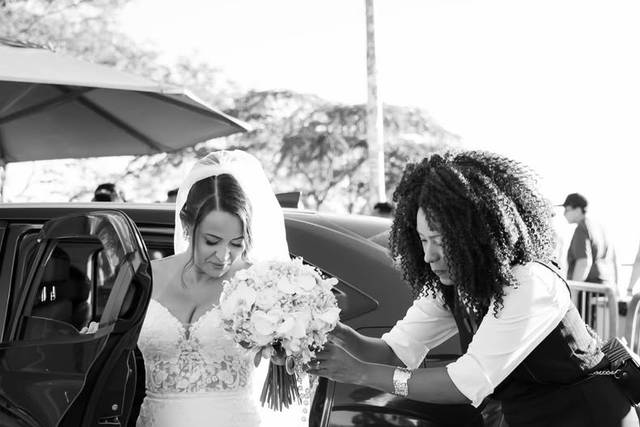 Chegada da noiva no Santuário