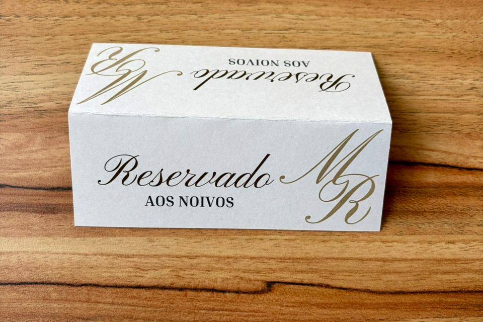 Placa de Reservado