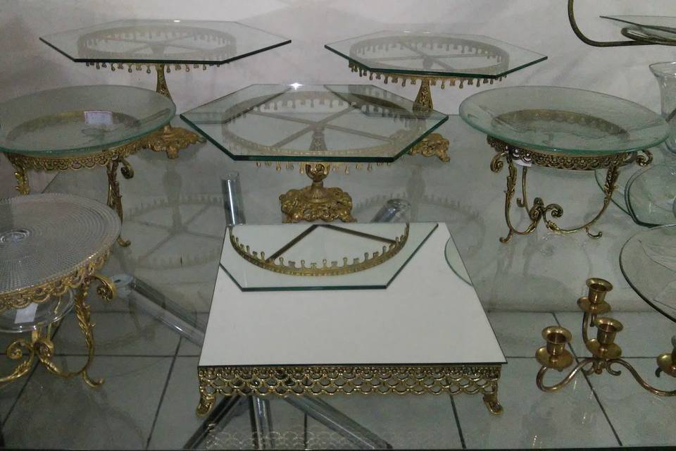 Suportes em ouro velho