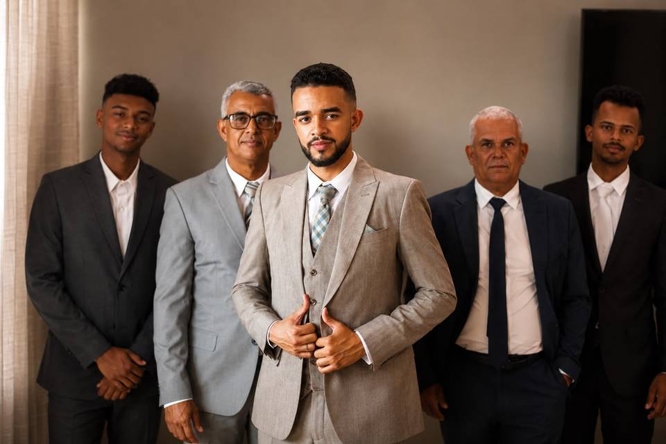 Padrinhos making off