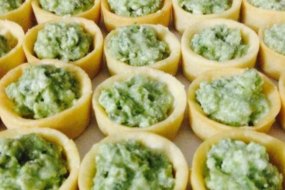 Mini Quiche de Alho Poró