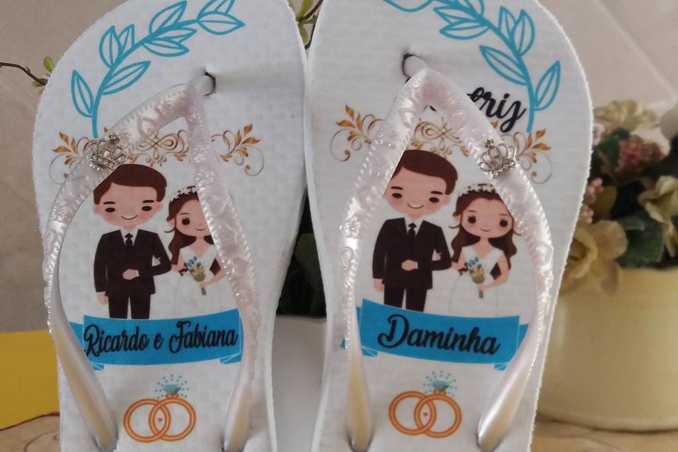 Chinelo personalizado