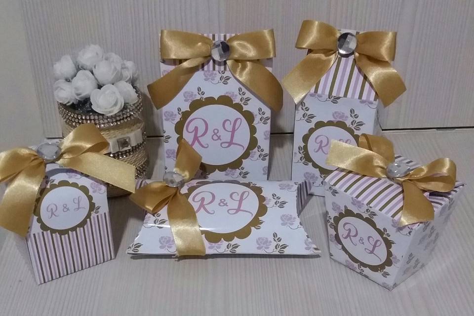 Caixa papelaria personalizada