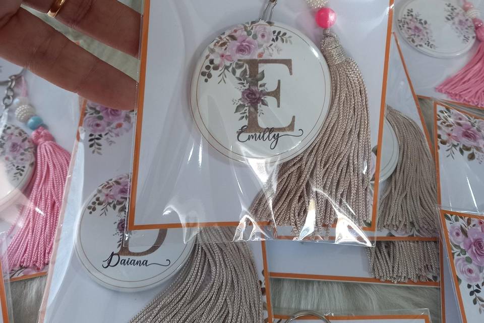 Chaveiro espelho personalizado