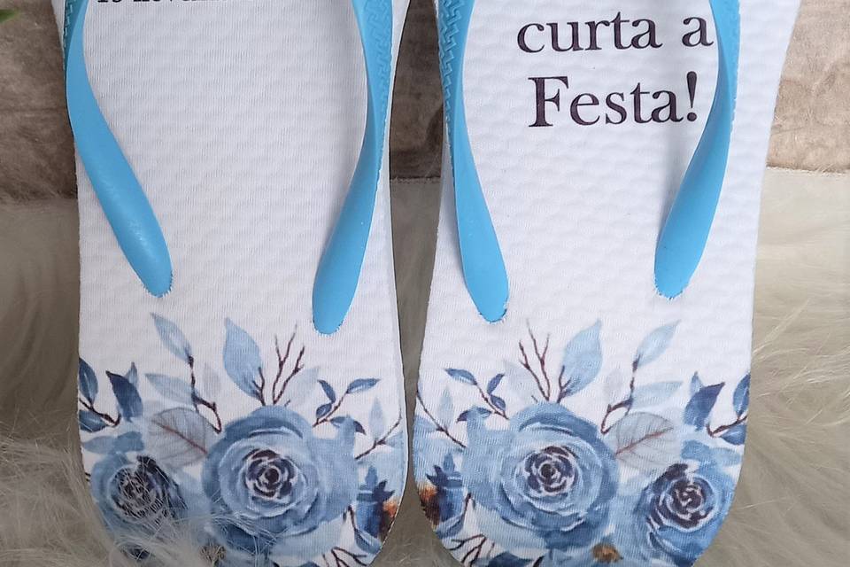 Chinelos personalizados