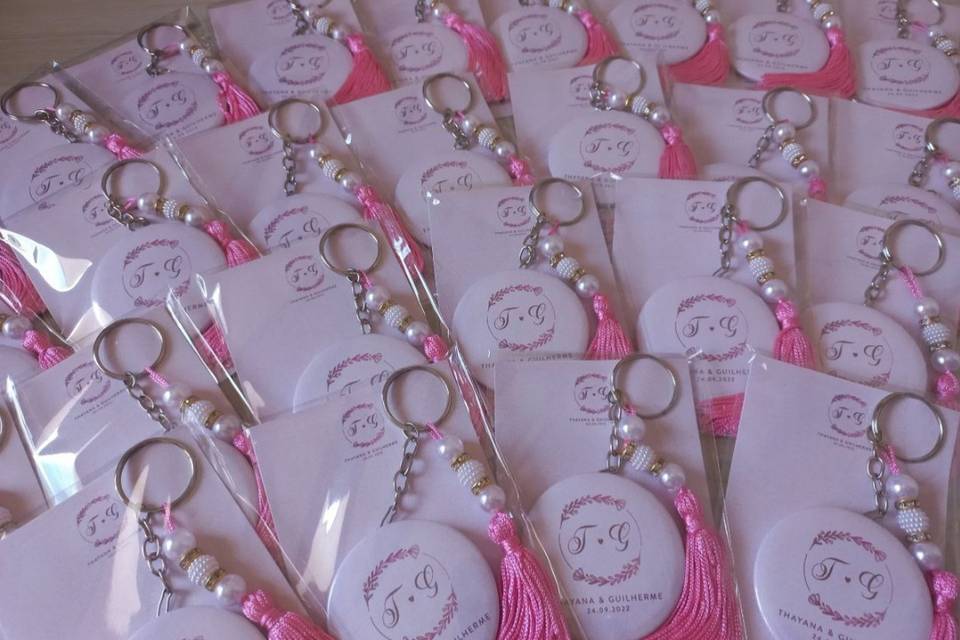 Chaveiro espelho personalizado