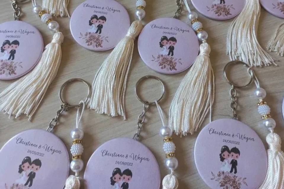 Chaveiro espelho personalizado