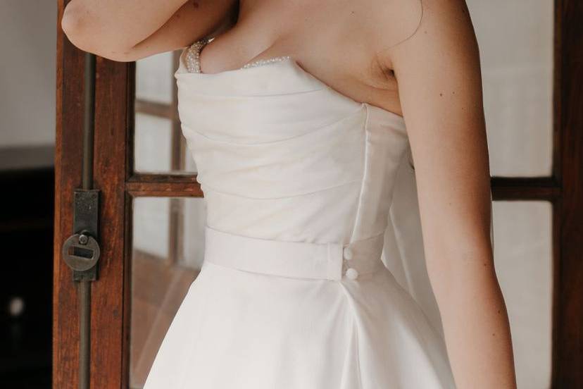 Vestido de zibeline