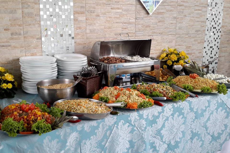 Mesa guarnição casamento