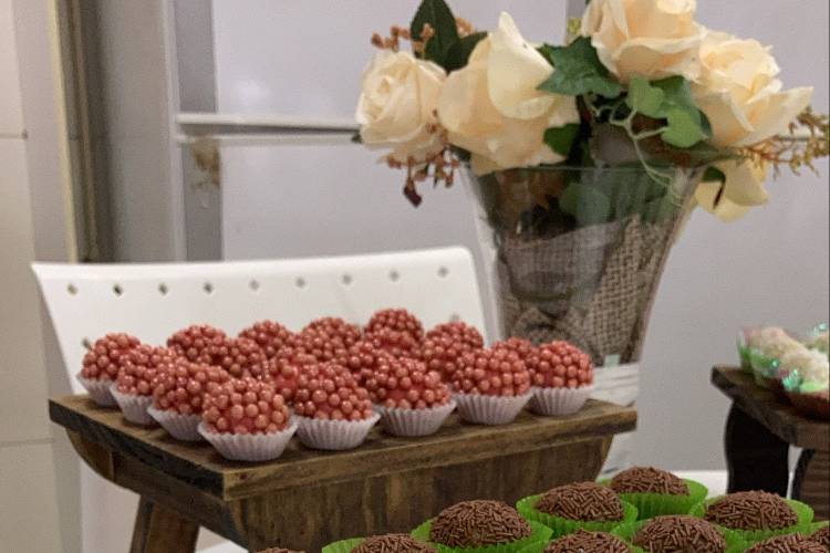 Brigadeiro de maracujá e manga