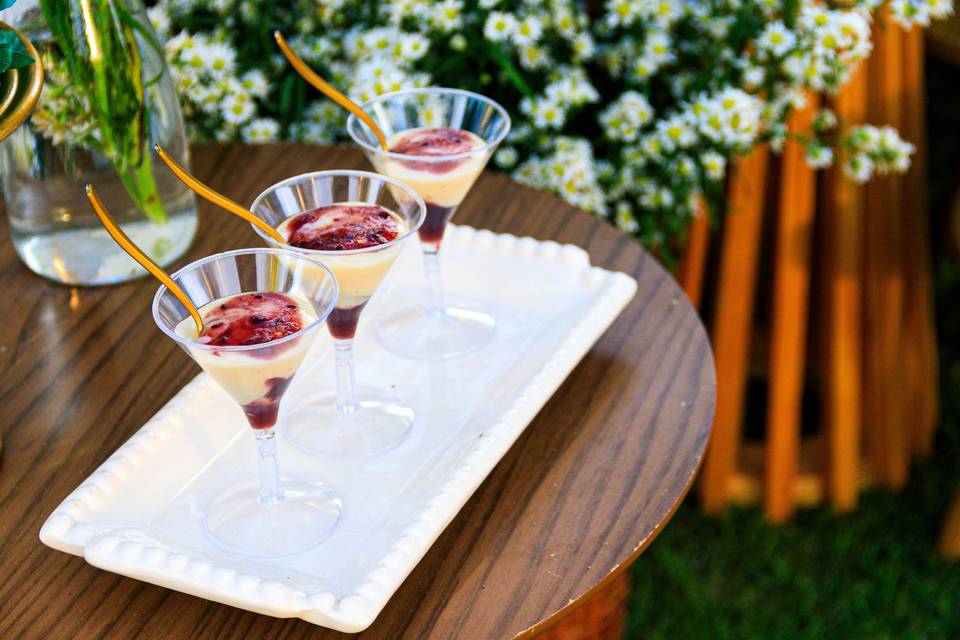 Verrine de Limão c/ Frt Verm.
