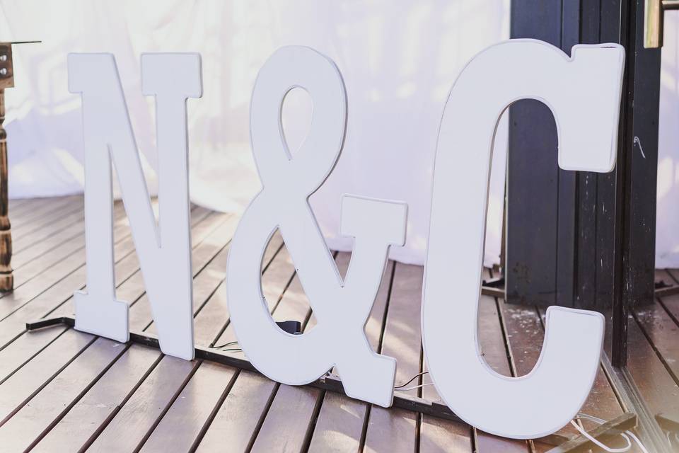 Letras com iniciais