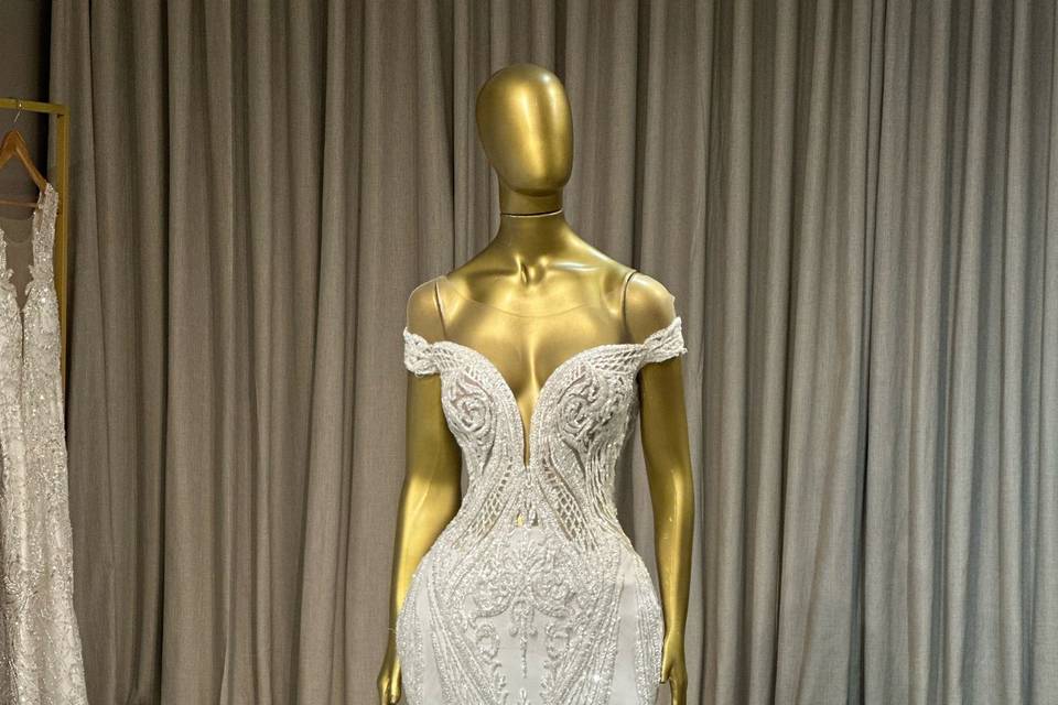 Vestido bordado