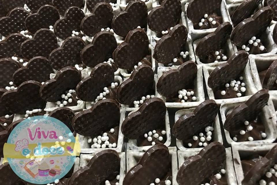 Caixetas de Oreo com Nutella