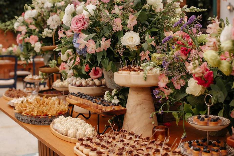 Mesa doces de casamento