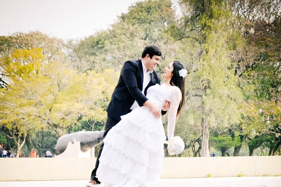 Um casamento na natureza