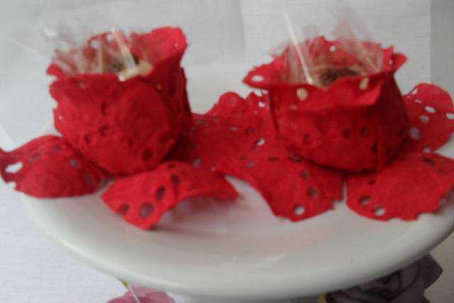 Forminha rosa de lesse