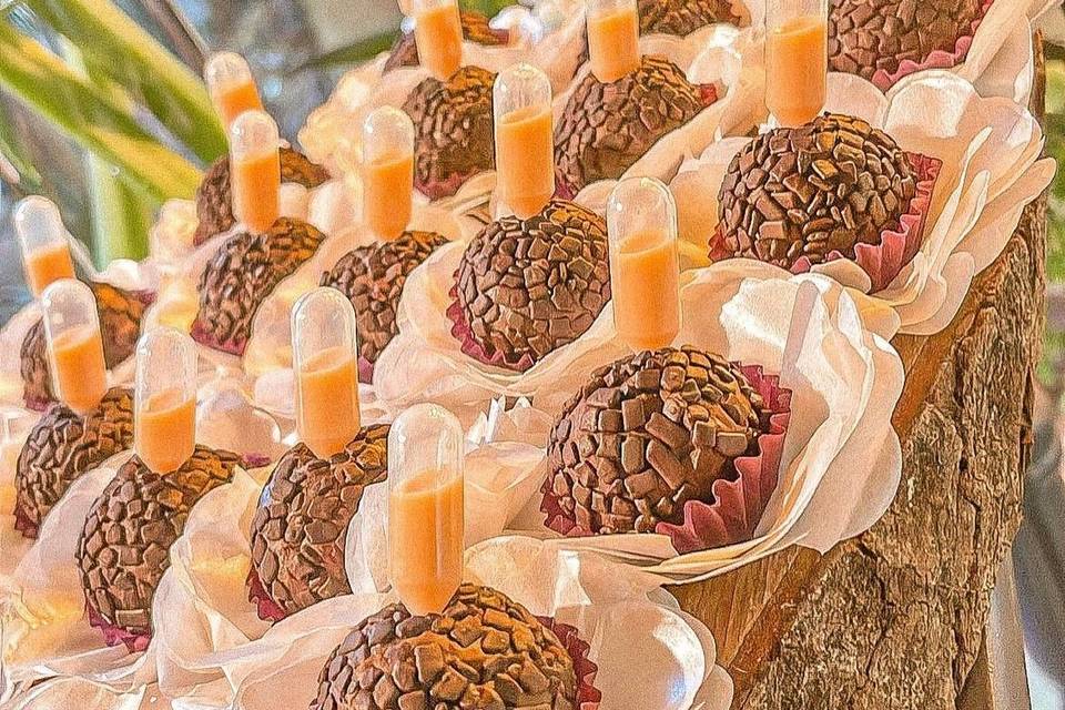 Brigadeiro com licor de Marula