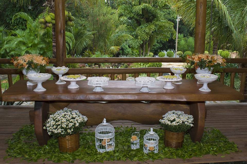 Mesa de doces.