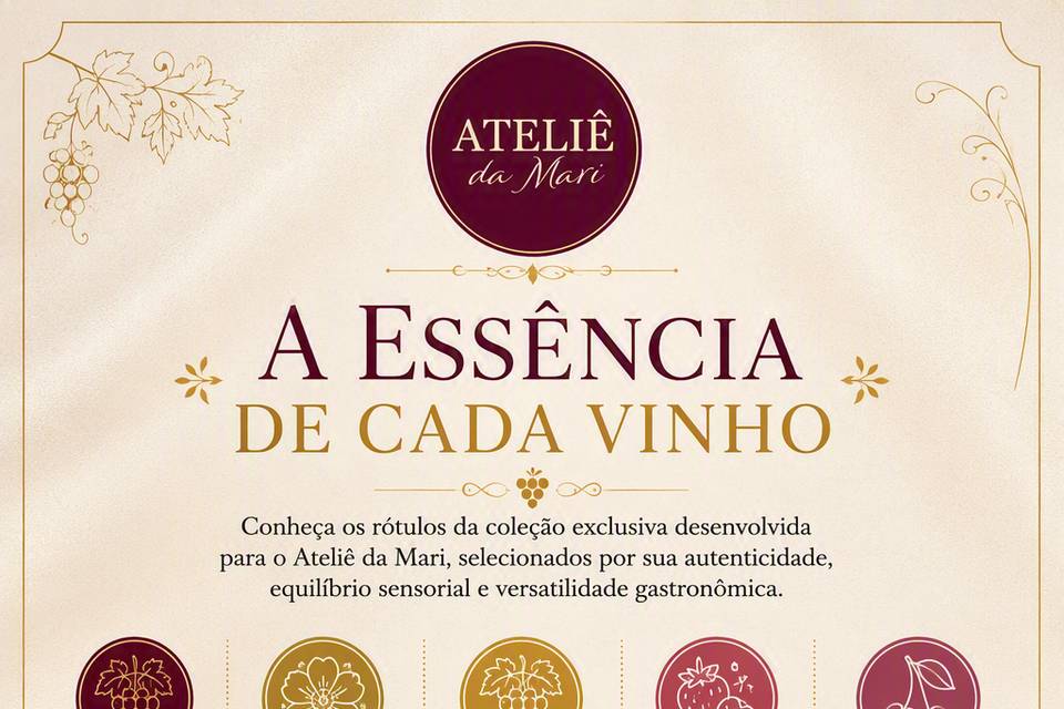 A essência de cada vinho