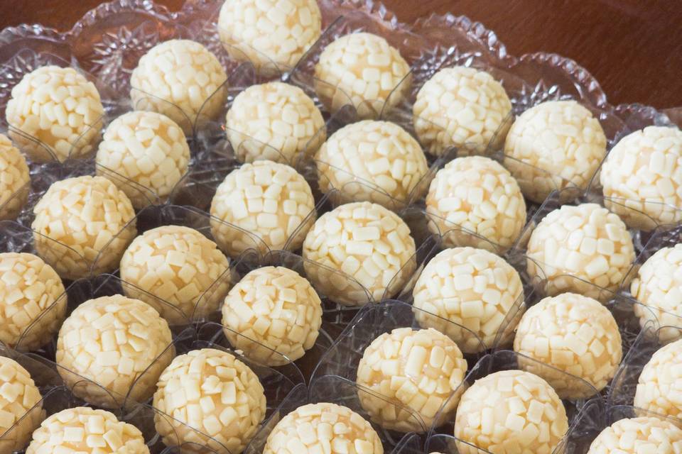 Brigadeiro de chocolate branco