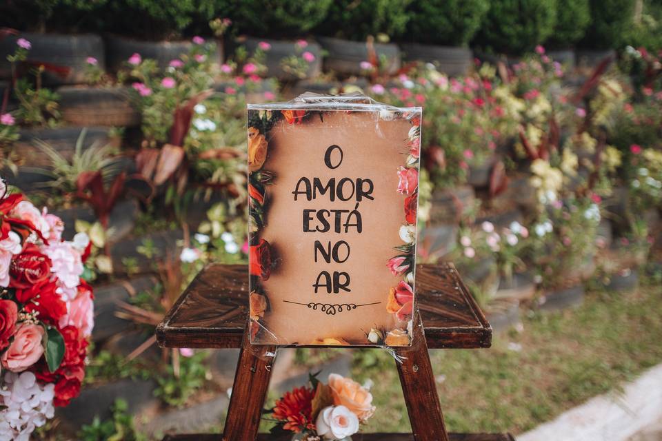 Cerimonia ao ar livre