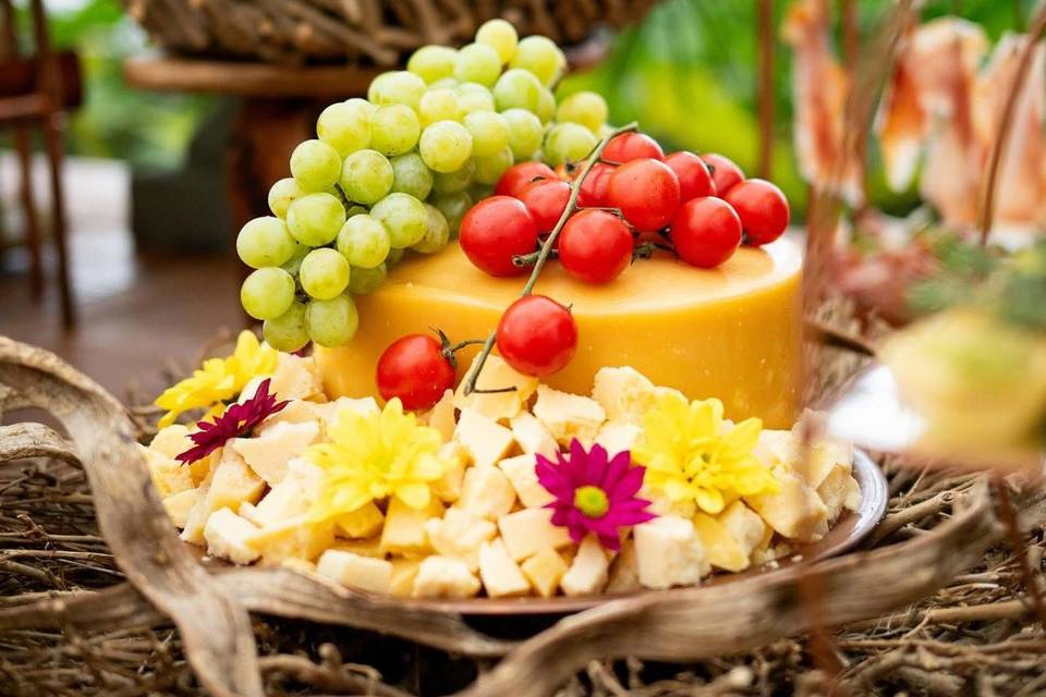 Ilha gastronômica deslumbrante