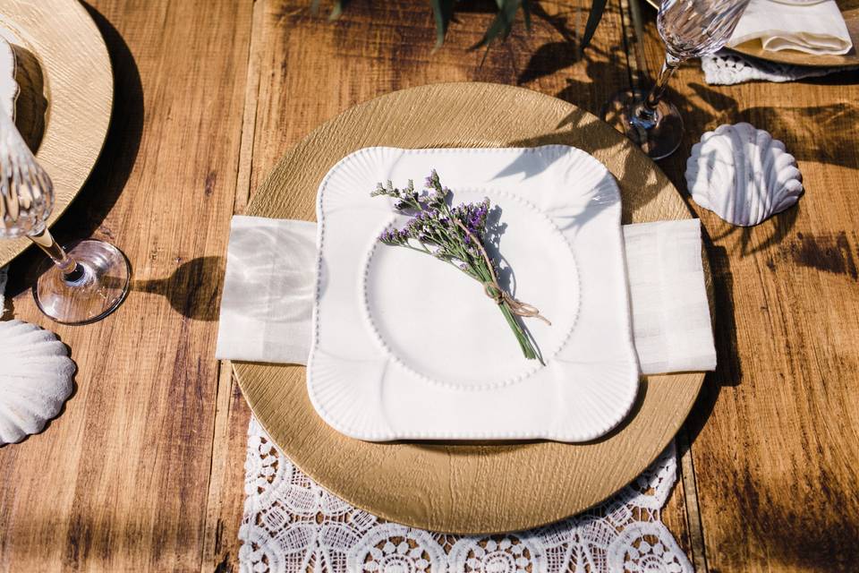 Decoração casamento praia