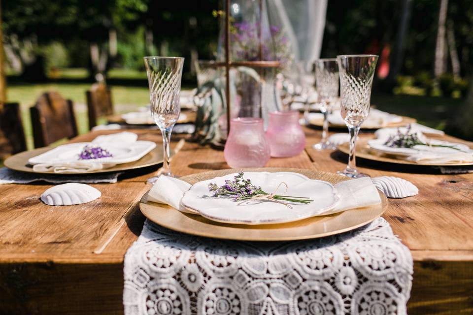 Decoração casamento praia