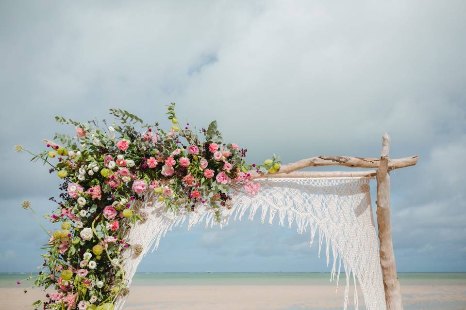 Decoração casamento praia