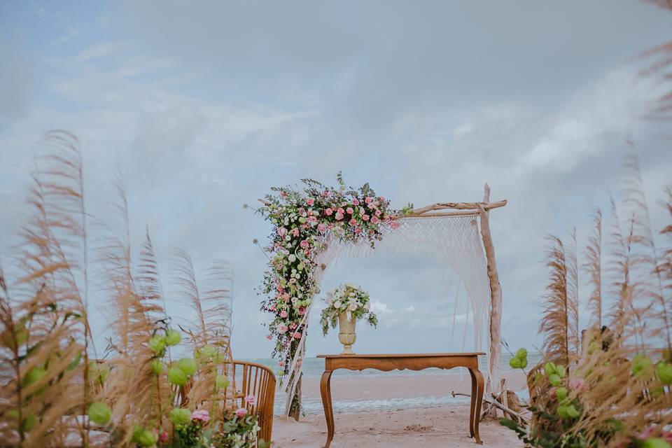 Decoração casamento praia