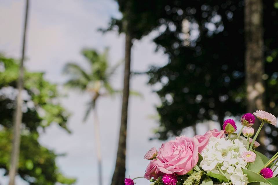 Decoração casamento praia