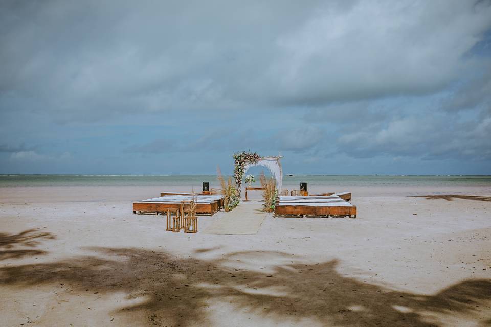 Decoração casamento praia