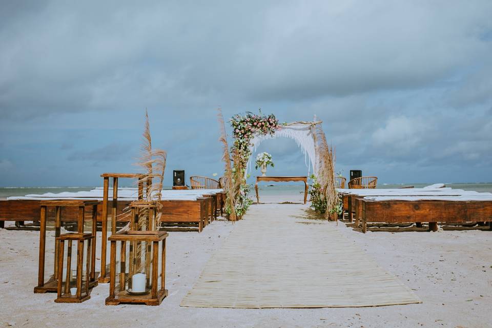 Decoração casamento praia