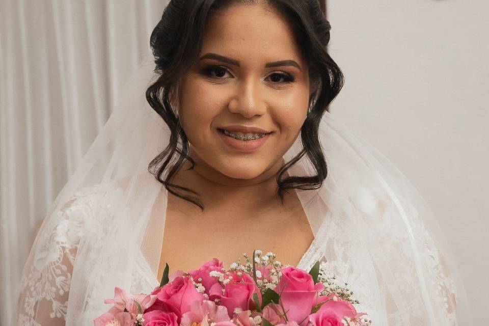 Noiva feliz