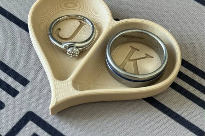 Porta aliança personalizavel