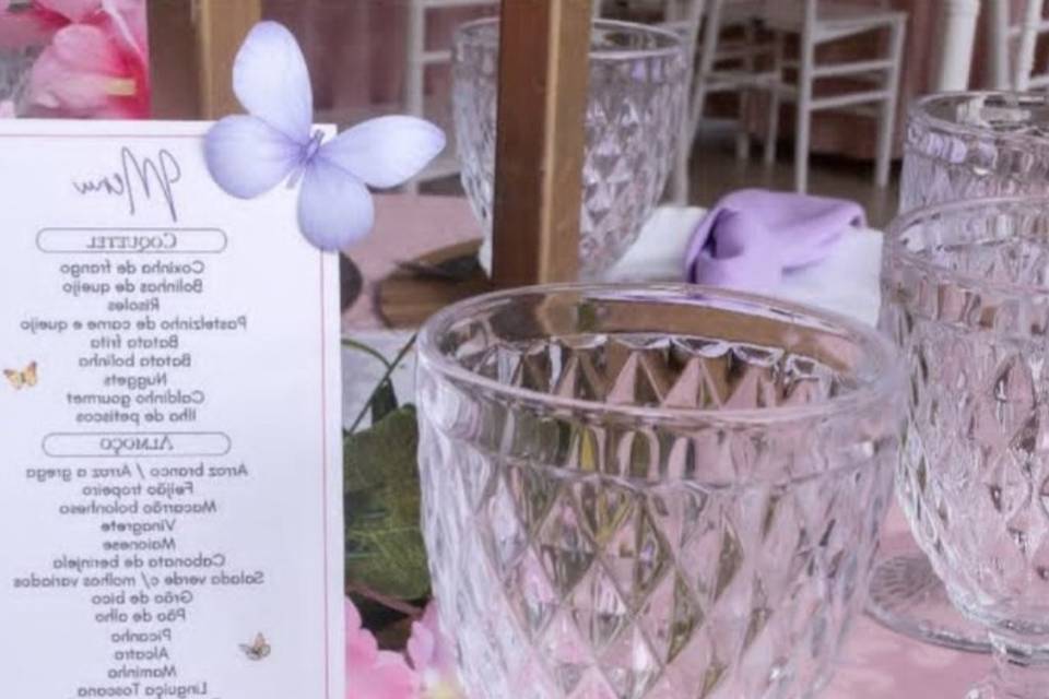 Menu para festa