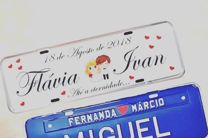 Placas personalizadas