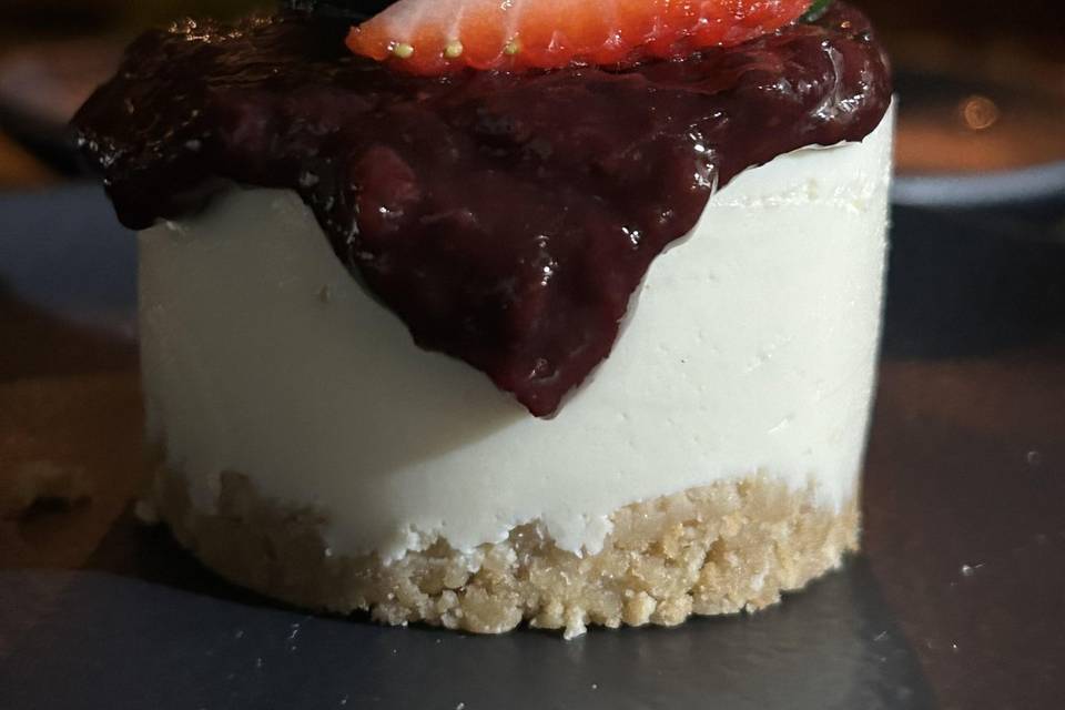 Cheesecake frutas vermelhas