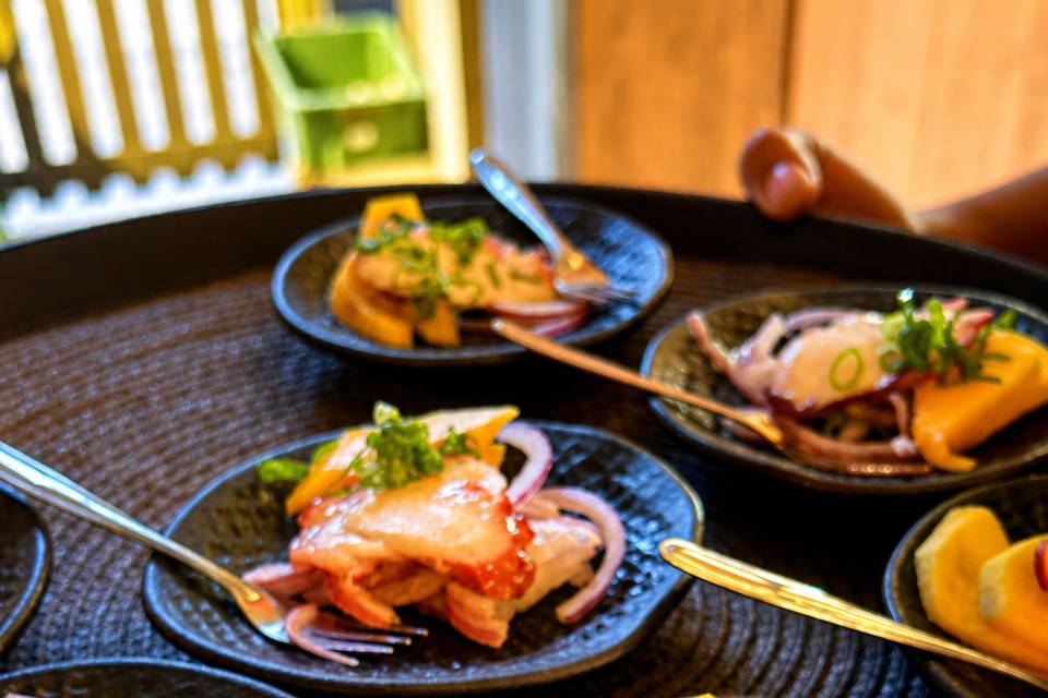 Tiradito de polvo