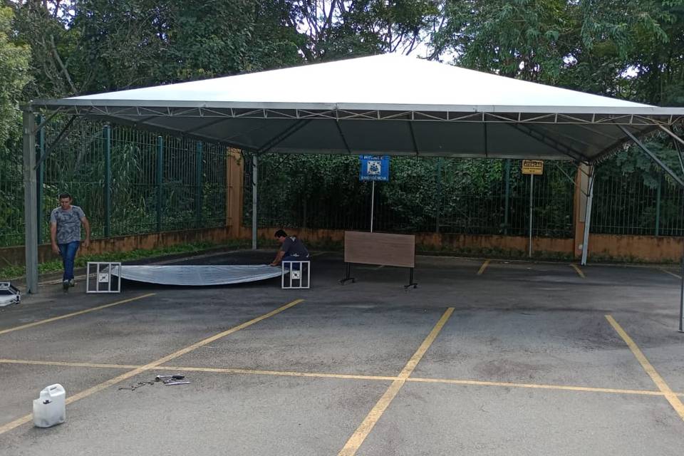 Tenda 10x10 branca