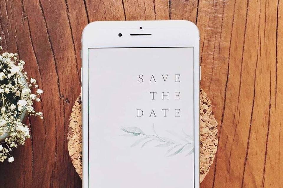 Save the date digital, prático