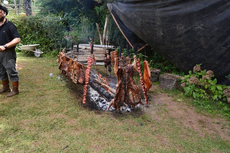 Churrasco para 250 pessoas