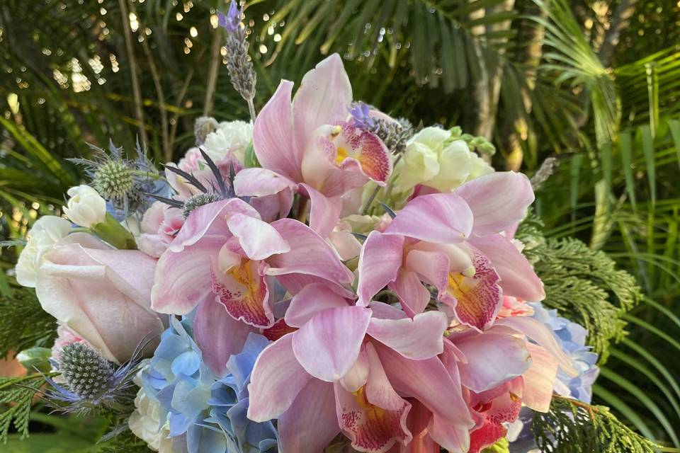 Buquê de noiva com orquídea