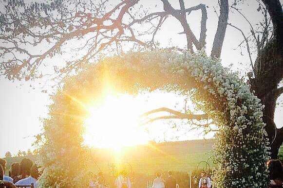 Arco de flores