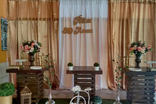 Decoração 80 anos