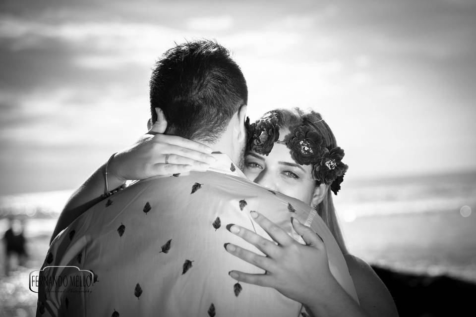 Pré wedding na praia