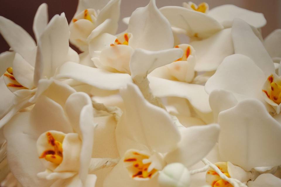 Bolo noiva orquídea
