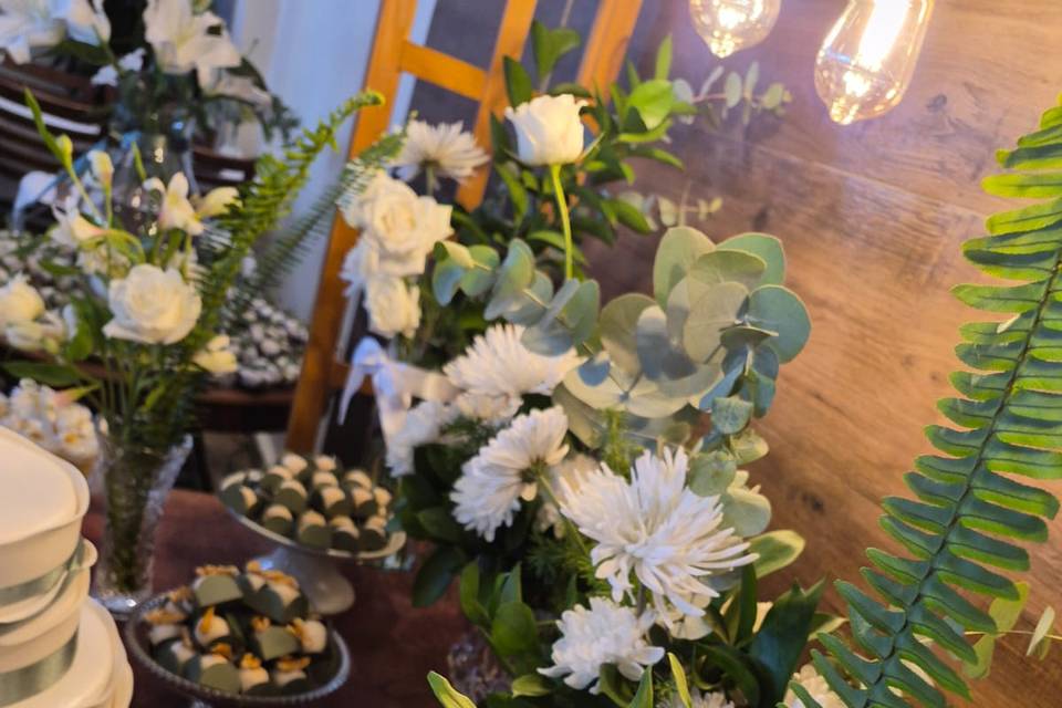 Flores e doces